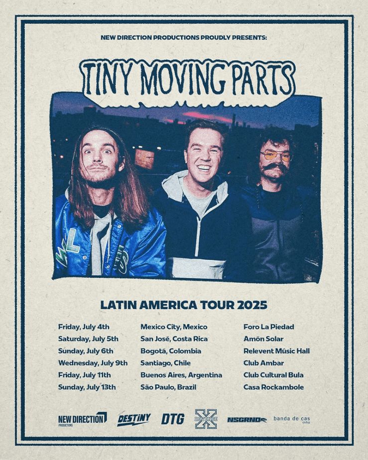 Tiny Moving Parts Faz Show Único No Brasil Neste Domingo (13), Em São Paulo 3 Tiny Moving Parts faz show único no Brasil neste domingo (13), em São Paulo 2