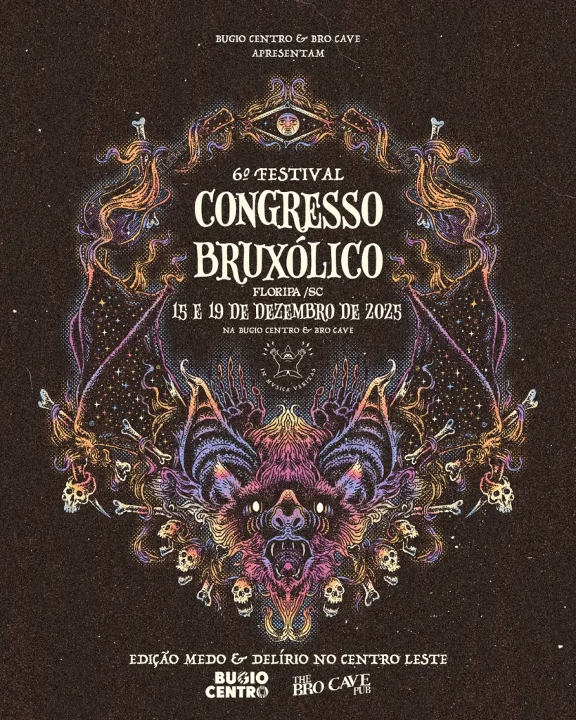 Congresso Bruxólico retorna ao Centro Leste com edição “Medo & Delírio” e ingressos já à venda!