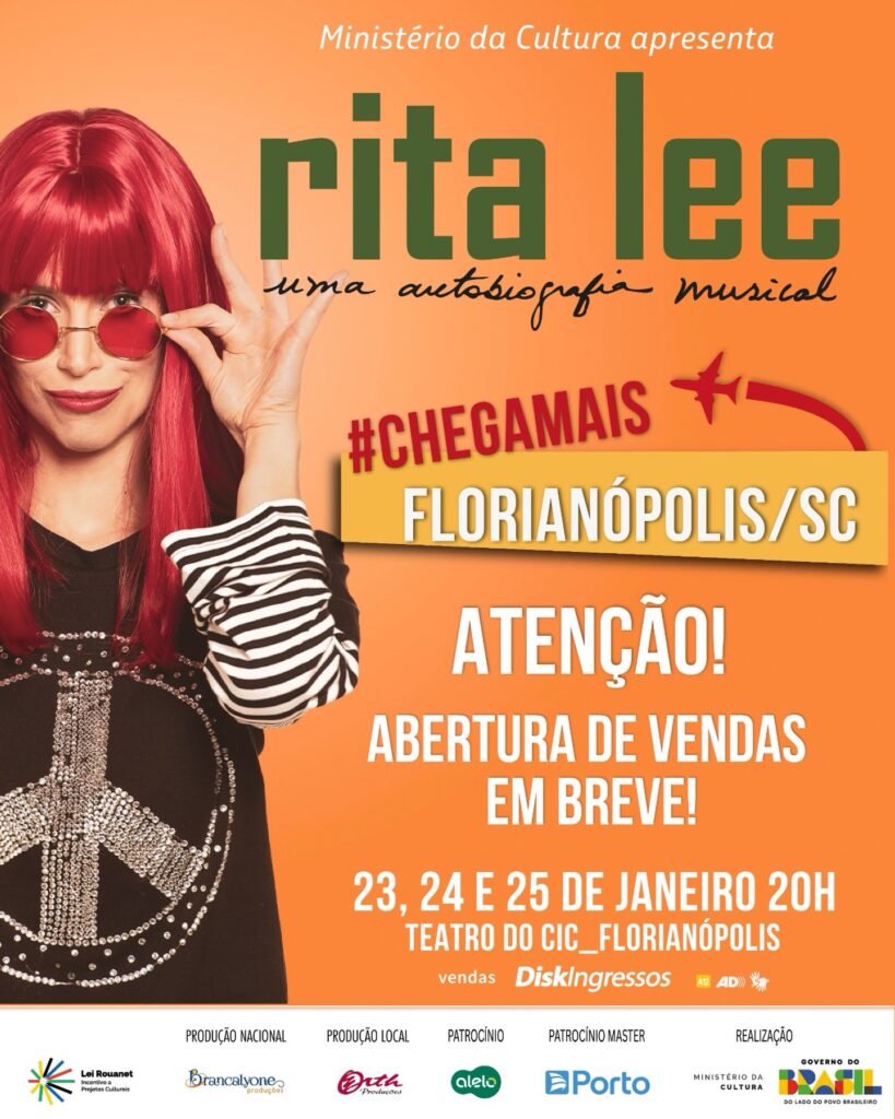 Rita Lee – Uma Autobiografia Musical (Expirado) - Teatro Ademir