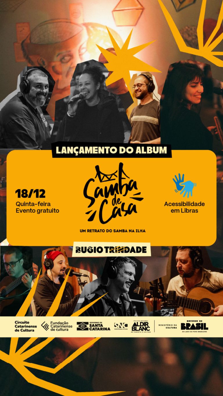 Samba de Casa lança álbum na Bugio Trindade nesta quinta, 18/12