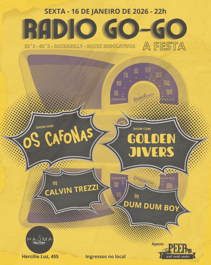 Rádio Go-Go celebra o espírito do DJ de rádio e o rock underground!