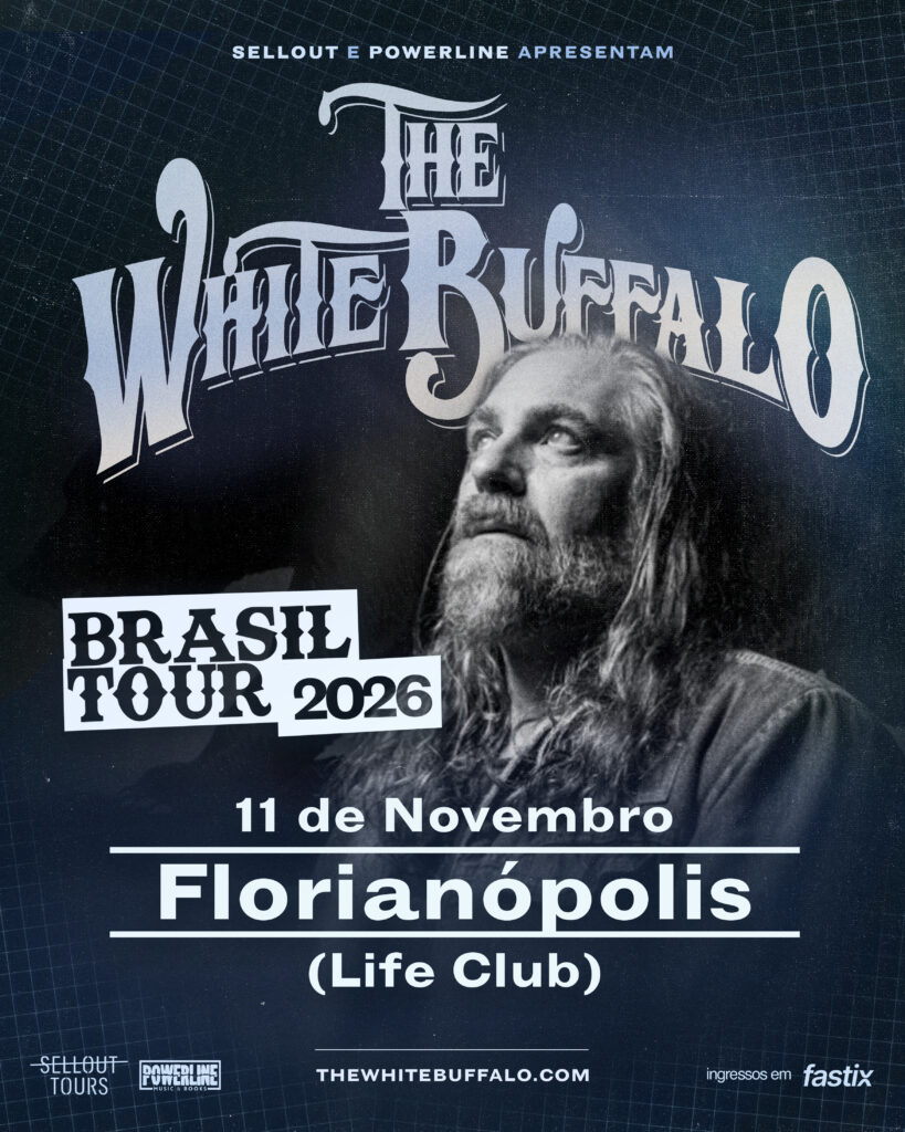 The White Buffalo anuncia nova turnê no Brasil e confirma show em Florianópolis 2