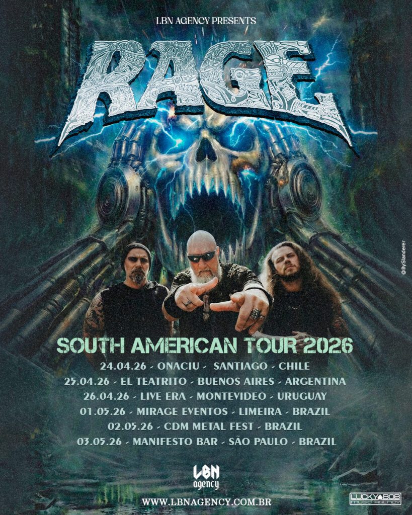 Rage confirma shows no Brasil e volta ao país com nova turnê em 2026 2