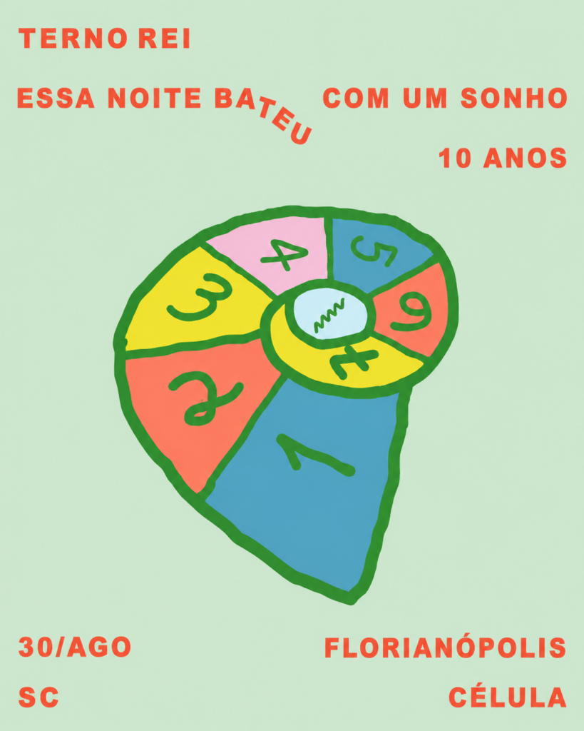 Terno Rei celebra 10 anos de “Essa Noite Bateu” com show especial em Florianópolis 2