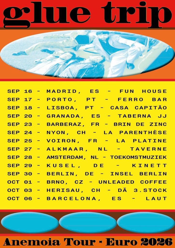 Glue Trip anuncia novo álbum e turnê na Europa a partir de setembro! 2