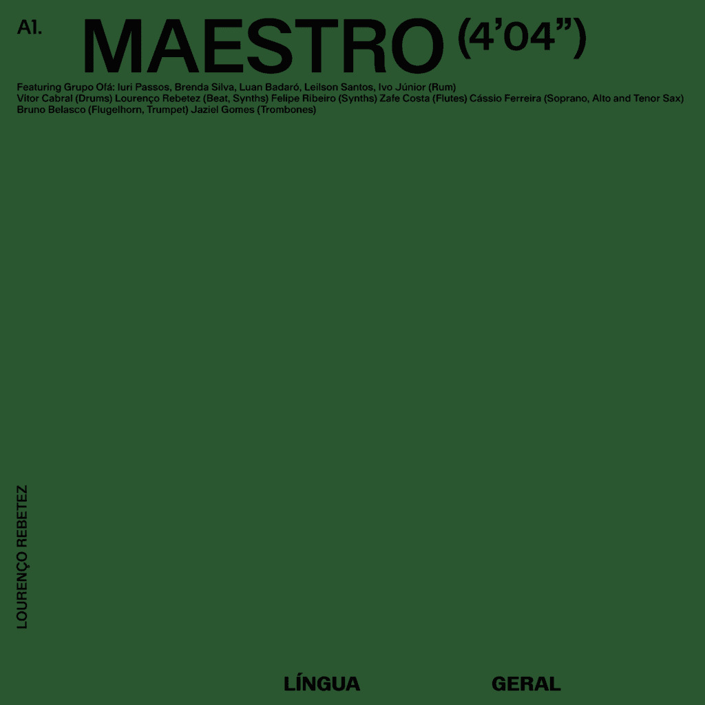 Lourenço Rebetez Anuncia “Maestro”, Primeiro Single De Língua Geral, Álbum Que Será Lançado Em Novembro! 3 Lourenço Rebetez anuncia “Maestro”, primeiro single de Língua Geral, ÁLBUM QUE SERÁ LANÇADO EM NOVEMBRO! 2