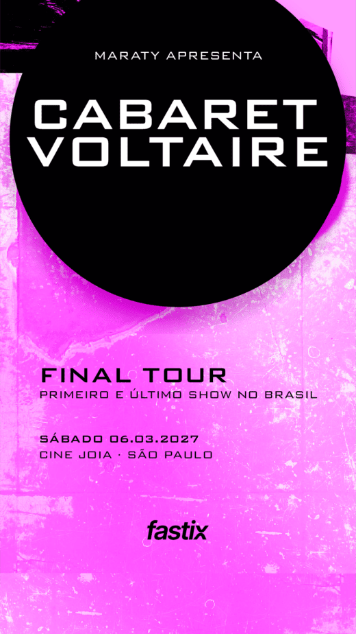 Cabaret Voltaire anuncia show de despedida no Brasil em março de 2027!