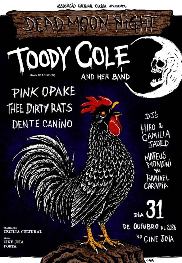 DEAD MOON NIGHT com Toody Cole and her band