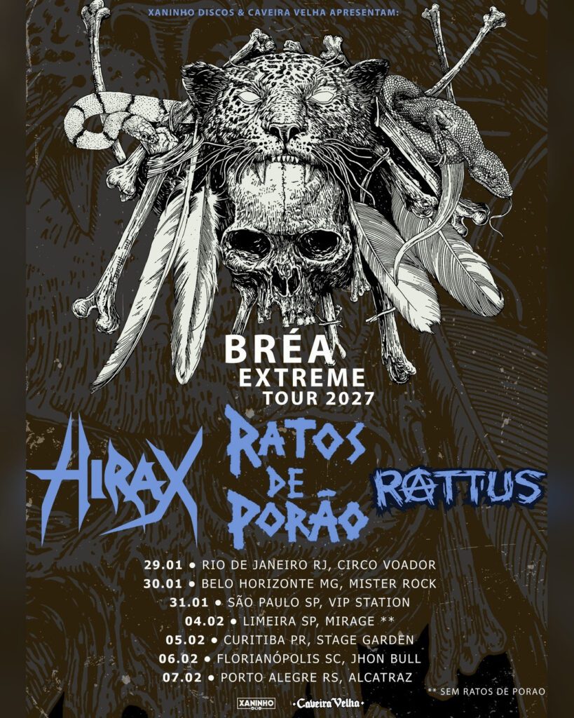 Ratos De Porão, Hirax E Rattus Trazem Encontro De Gerações Da Música Extrema A Florianópolis 3 Ratos de Porão, Hirax e Rattus trazem encontro de gerações da música extrema a Florianópolis 2