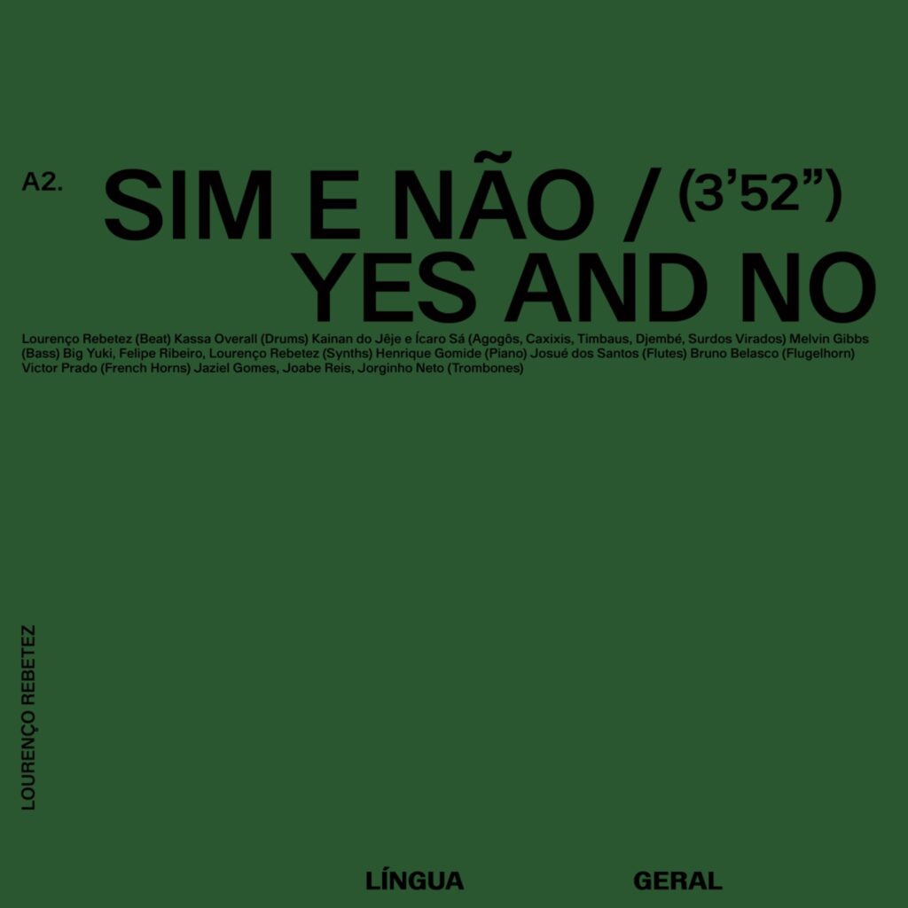 Lourenço Rebetez Lança O Single “Sim E Não (Yes And No). 3 Lourenço Rebetez lança o single “Sim e Não (Yes and No). 2