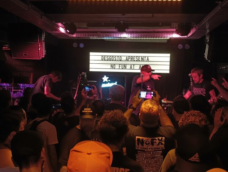 No Fun At All e Authority Zero: uma masterclass de hardcore melódico no Desgosto