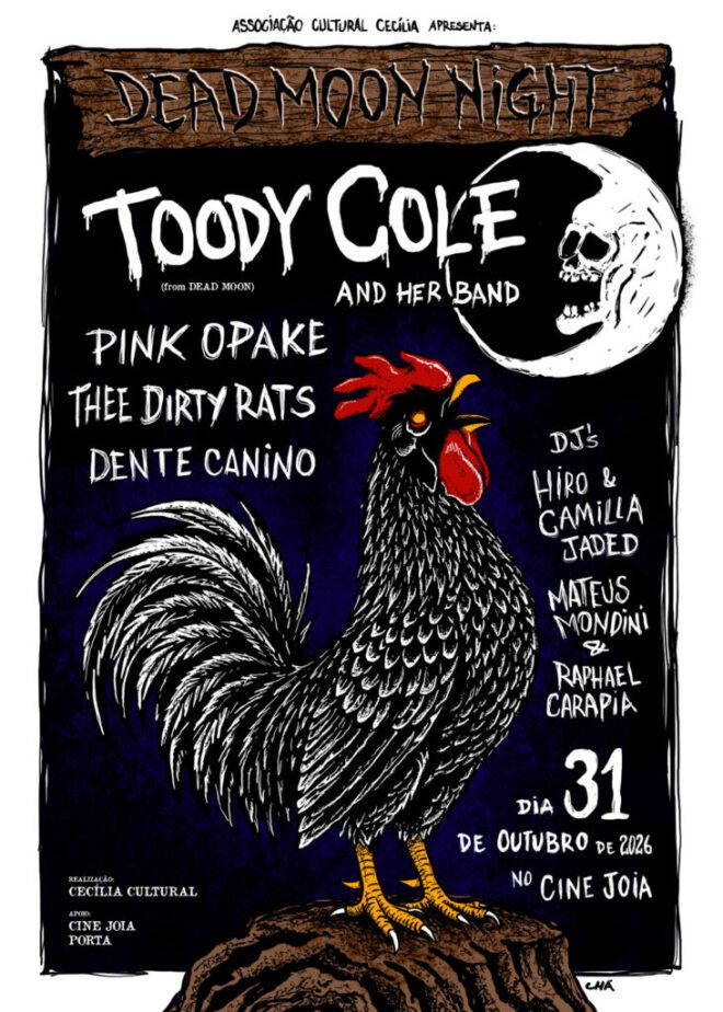 TODDY COLE FAZ SHOW EM SÃO PAULO COM O REPERTÓRIO DA SEMINAL BANDA DEAD MOON 12